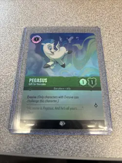 Disney Lorcana TCG Pegasus Gift for Hercules Epic 212/204 Fabled Holo - Image 1
