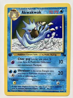 Pokemon Card Goldak 1St Ed 35/62 French Version Vhtf JPN Limited Edition Rare Tr - Image 1