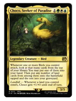 2025 Magic MTG Choco, Seeker of Paradise FINAL FANTASY 215 NM Normal - Image 1