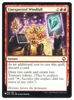 MtG The List Unexpected Windfall Non-Foil - Image 1