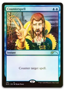 Counterspell (175) #175 (Foil) (NM) Secret Lair Drop SLD Magic MTG - Image 1