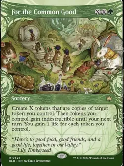 For the Common Good (Borderless) - Bloomburrow - Rare - NM/Mint - MTG - Image 1