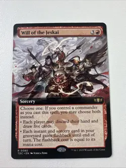 Will of the Jeskai (Extended Art) Commander: Tarkir: Dragonstorm Regular - Image 1