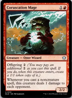 Coruscation Mage 131 Uncommon Bloomburrow Magic: The Gathering Near Mint - Image 1