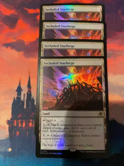 MTG Edge of Eternities Secluded Starforge Foil x 4 - Image 1