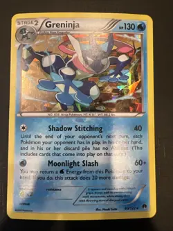 POKEMON GRENINJA 40/122 CRACKED ICE HOLO RARE BREAKPOINT LP- - Image 1