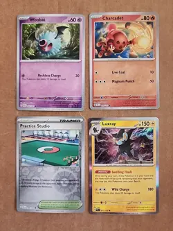 Pokemon Card Lot 16 Cards Holo/Reverse Holo TCG. (#25) - Image 1