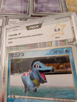 Totodile 030/PCG-P 🔥 2005 McDonald's Promo Japanese Pokemon Card MINT PSA Japan - Image 4