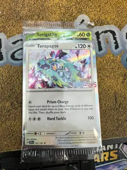 Pokemon SEALED Terapagos 161/191 + Spragatito 012/193 Horizons Gamestop Promos - Image 1