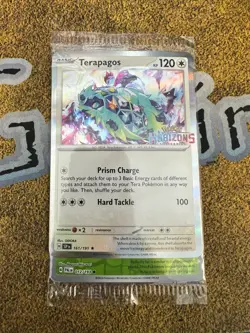 Pokemon SEALED Terapagos 161/191 + Spragatito 012/193 Horizons Gamestop Promos - Image 2