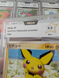 Pichu 031/PCG-P Promo 🔥 2005 McDonald's Japanese Pokemon Card MINT PSA Japan - Image 4