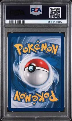 2000 Pokemon Black Star #18 Team Rocket's MEOWTH Promo Pokemon League PSA 9 - Image 2