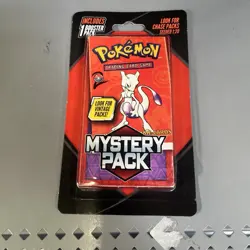 2025 Pokemon Mystery Pack-Mewtwo Possible Vintage Chase Pack - Image 1