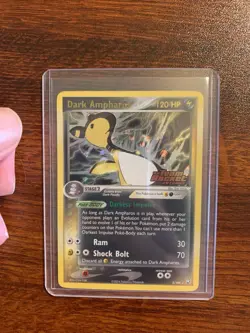 Pokemon TCG - Dark Ampharos 2/109 EX Team Rocket Returns Stamped Reverse Foil - Image 1