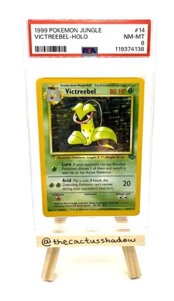 PSA 8 - Pokemon Jungle Victreebel 14/64 Holo - NEW CERT - Image 1