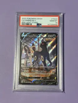 Umbreon V TG22/TG30 GEM MINT PSA 10. Pokemon SW&SH Brilliant Stars - Image 1