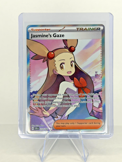 Pokemon TCG NM Jasmine's Gaze 233/191 Sv08: Surging Sparks Holo 2024 - Image 1