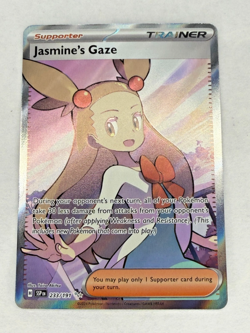 Pokemon TCG NM Jasmine's Gaze 233/191 Sv08: Surging Sparks Holo 2024 - Image 2