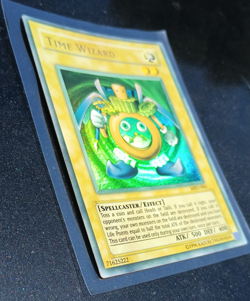 Yu-Gi-Oh! TCG Time Wizard Ultra Rare Unlimited MRD-065 MISPRINT MAX Faded - NM - Image 3