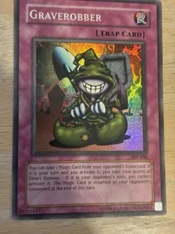 1996 Yugioh! Graverobber PSV-008 Holo Rare 1st Edition - Image 1