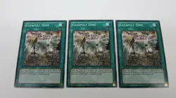 3x CATAPULT ZONE PLAYSET 1ST EDITION REDU-EN064 COMMON YUGIOH NM / UNPLAYED - Image 1