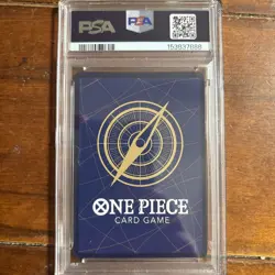 PSA 10 Gem Mint Dracule Mihawk OP01-070 Errata One Piece Romance Dawn 2022 - Image 2