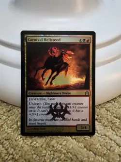 Carnival Hellsteed x1 FOIL Return to Ravnica 147/274 NM 2012 MTG - Image 1