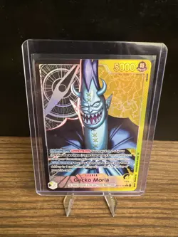 English One Piece Gecko Moria OP14-080 Alternate Art The Azure Sea's Seven OP14 - Image 1
