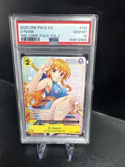 2025 O-Nami OP06-101 Wings Of The Captain One Piece Welcome Pack PSA 10 - Image 1