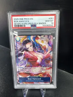 2025 ONE PIECE SEVEN WARLORDS OF THE SEA #051 BOA HANCOCK PSA 10 - Image 1