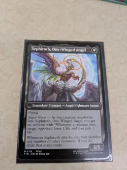 Magic the Gathering Sephiroth Fabled Soldier Non-Foil Mythic Card 0115 - Image 2