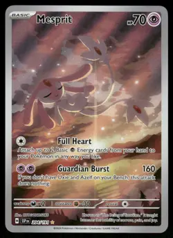 Pokemon Cards Mesprit 204/191 Surging Sparks Illustration Rare NM *2 - Image 1