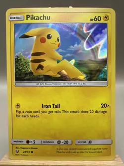 Pikachu - 28/73 - Holo Promo Rare Shining Legends Set - Pokemon Card - Image 1