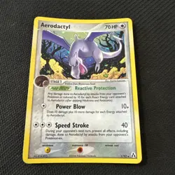 Pokemon Cards Aerodactyl 1/92 Legend Maker Holo Rare VLP - Image 1