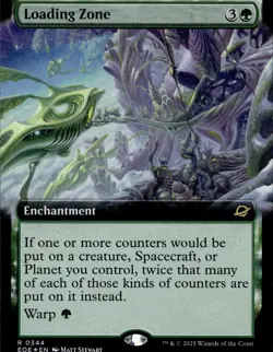 MTG: Edge of Eternities #344 Loading Zone (Extended Art, Foil) - Image 1