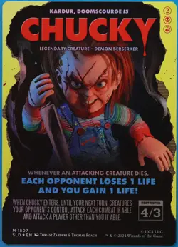 Chucky | Kardur Doomscourge (Secret Lair Promo) FOIL MINT CARD (511912) ABUGames - Image 1