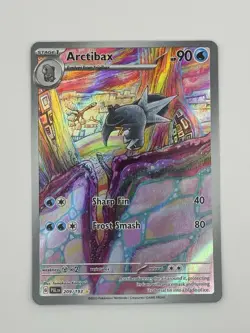 Arctibax 209/193 Paldea Evolved Illustration Rare Pokemon Card NM - Image 1
