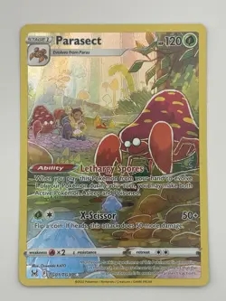 Parasect TG01/TG30 Lost Origin Holo Rare Full Art Pokemon Card NM - Image 1