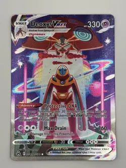 Deoxys VMAX GG45/GG70 Crown Zenith Holo Rare VMAX Full Art Pokemon Card NM - Image 1