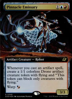 MTG: Edge of Eternities #349 Pinnacle Emissary (Extended Art, Foil) - Image 1