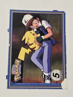 Pokemon 1999 Burger King Promo Card Abra #63 Pokemon Movie PokeTrivia TCG MP - Image 2