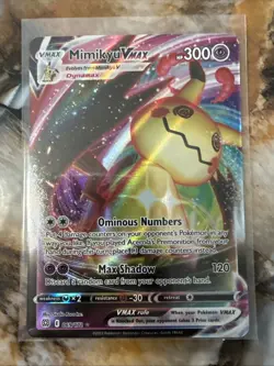 Mimikyu VMAX 069/172 Brilliant Stars Ultra Rare Full Art Pokemon Card * New * - Image 1