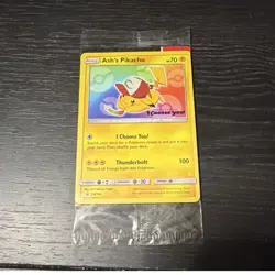 Pokemon TCG Ash's Pikachu SM108 Promo Regular Card Event 2017 - Image 1