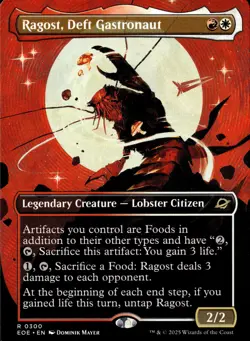 MTG: Edge of Eternities #300 Ragost, Deft Gastronaut (Borderless) - Image 1