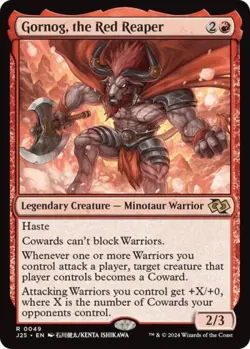 ~ Gornog, the Red Reaper (Anime) ~ NM ~ Foundations Jumpstart ~ MTG ~ - Image 1