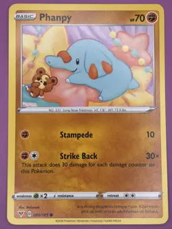 Phanpy 086/185 Vivid Voltage Regular Finish Pokemon Card - Image 1
