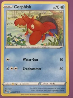 Corphish 032/172 Brilliant Stars Regular Finish Pokemon Card - Image 1