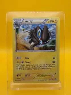 Luxray 46/122 Cracked Ice Holo Rare XY BREAKpoint Pokemon Card 2016 LP - Image 1
