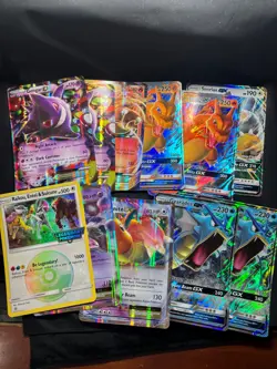 Pokemon JUMBO - 12 card LOT - Gengar, Charizard, Entei, Gyarados, + more - Image 1