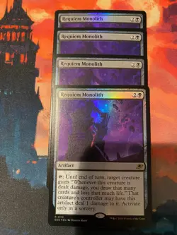 MTG Edge of Eternities Requiem Monolith Foil x 4 - Image 1